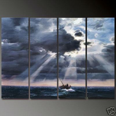 Dafen Oil Painting on canvas seascape painting -set668